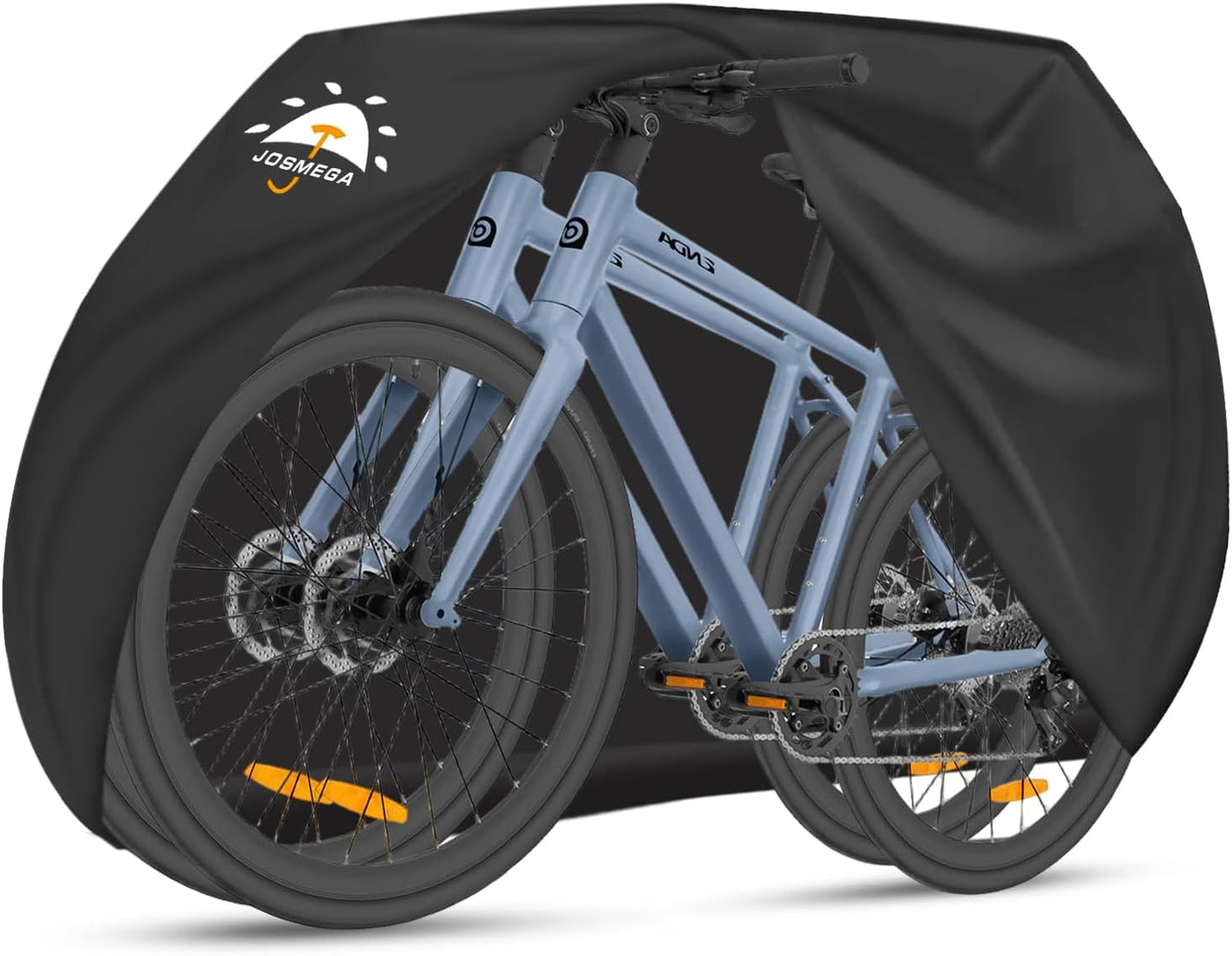 Funda bicicleta Oxford 800D PU impermeable costuras doble aguja