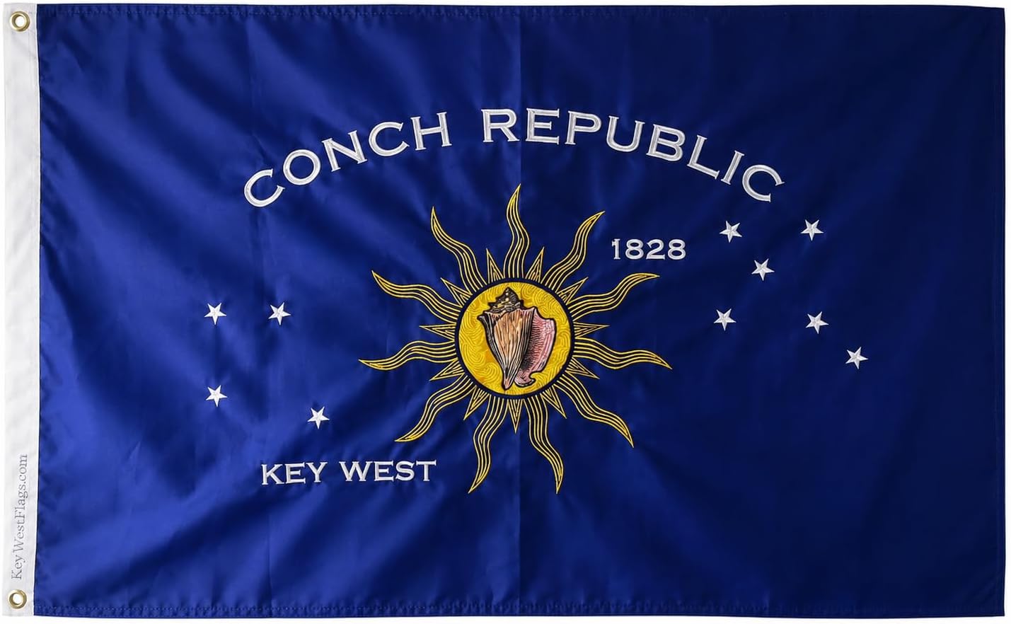 Bandera Key West Conch Republic nailon 3x5pies