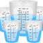 Taza medidora silicona 500ml y 3.4oz para resina reutilizable