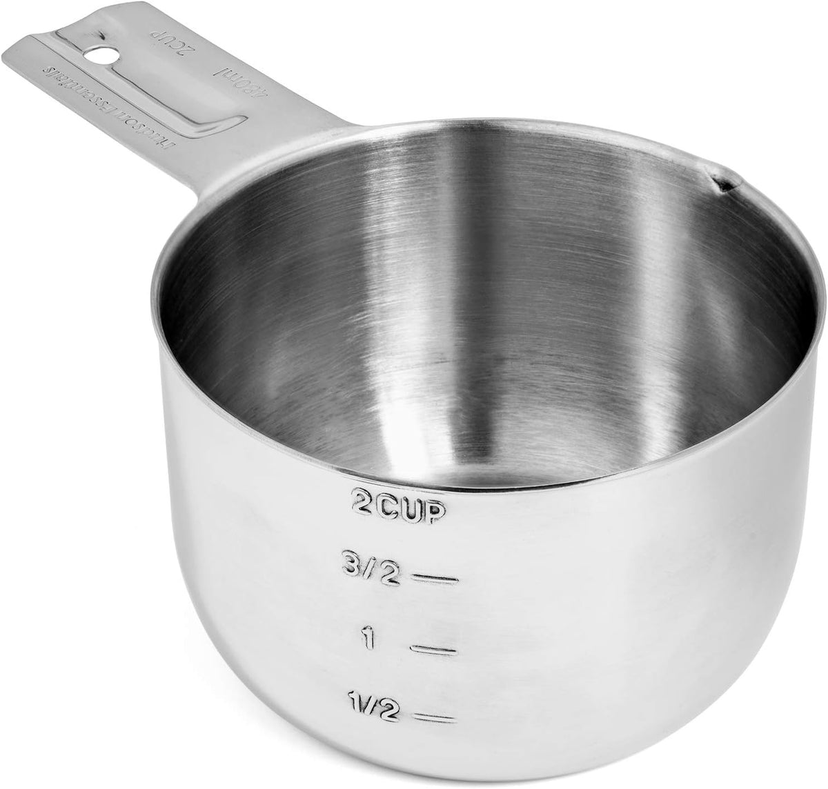 Set tazas y cucharas medidoras acero inox