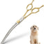 Tijeras aseo perro curvadas 7pulg 440C corte pelo