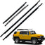 Set 4 burletes puerta ventana comp Toyota FJ Cruiser 07-14