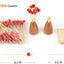 Palillos bambú 4.7pulg para aperitivos boda san valentín
