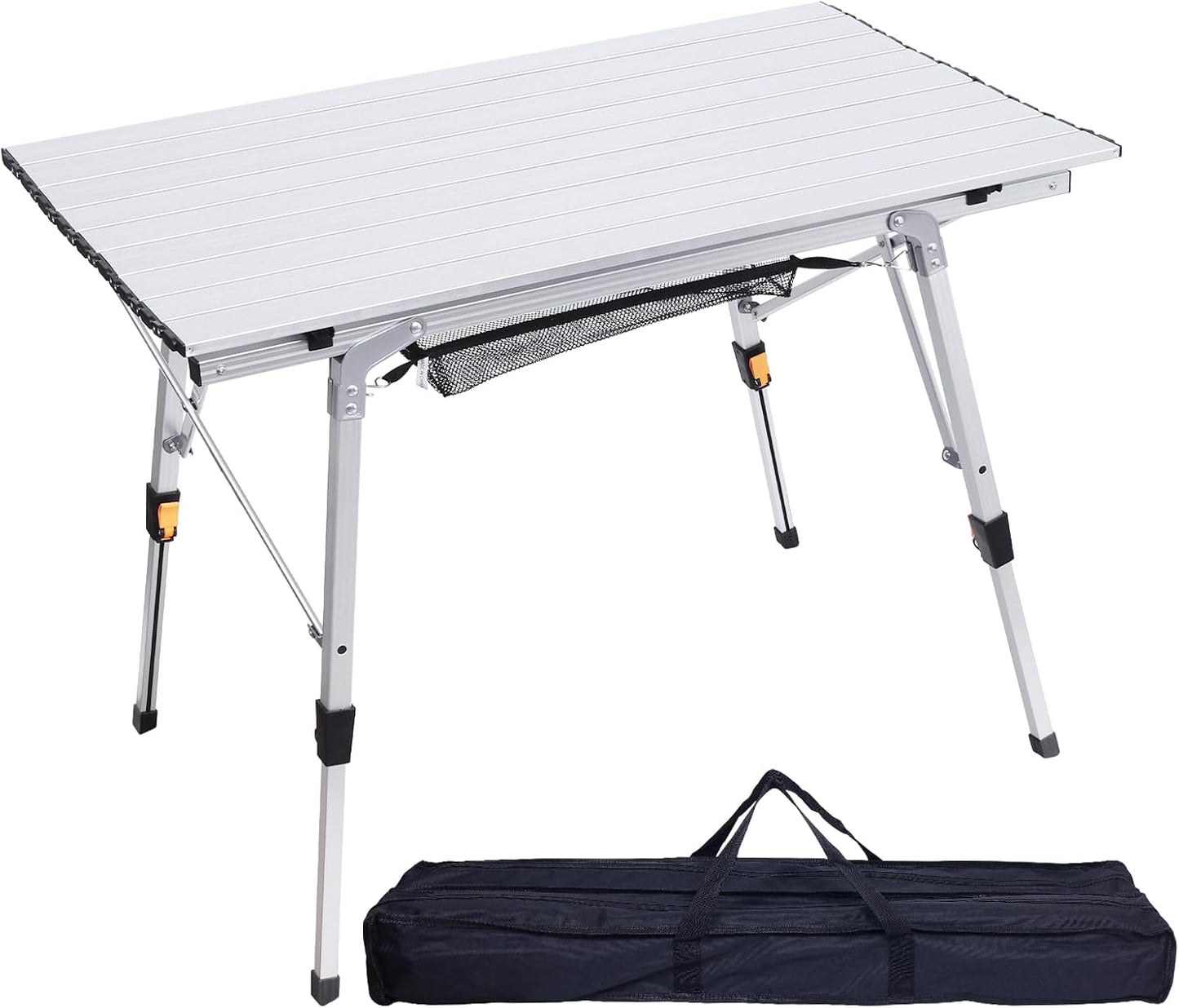 Mesa camping plegable al aire libre patas aluminio
