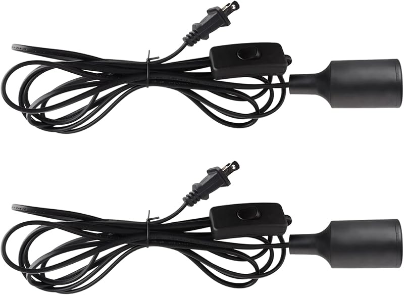 Lámpara colgante industrial e26 e27 con cable 9.8pies interruptor