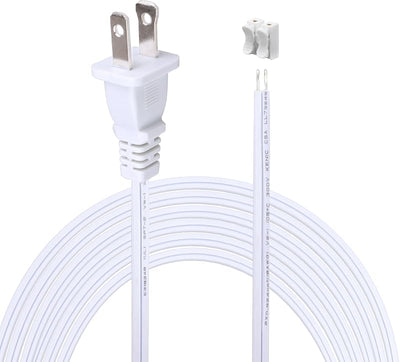 Cable lámpara 8ft con enchufe spt-2 juego 2 enchufes