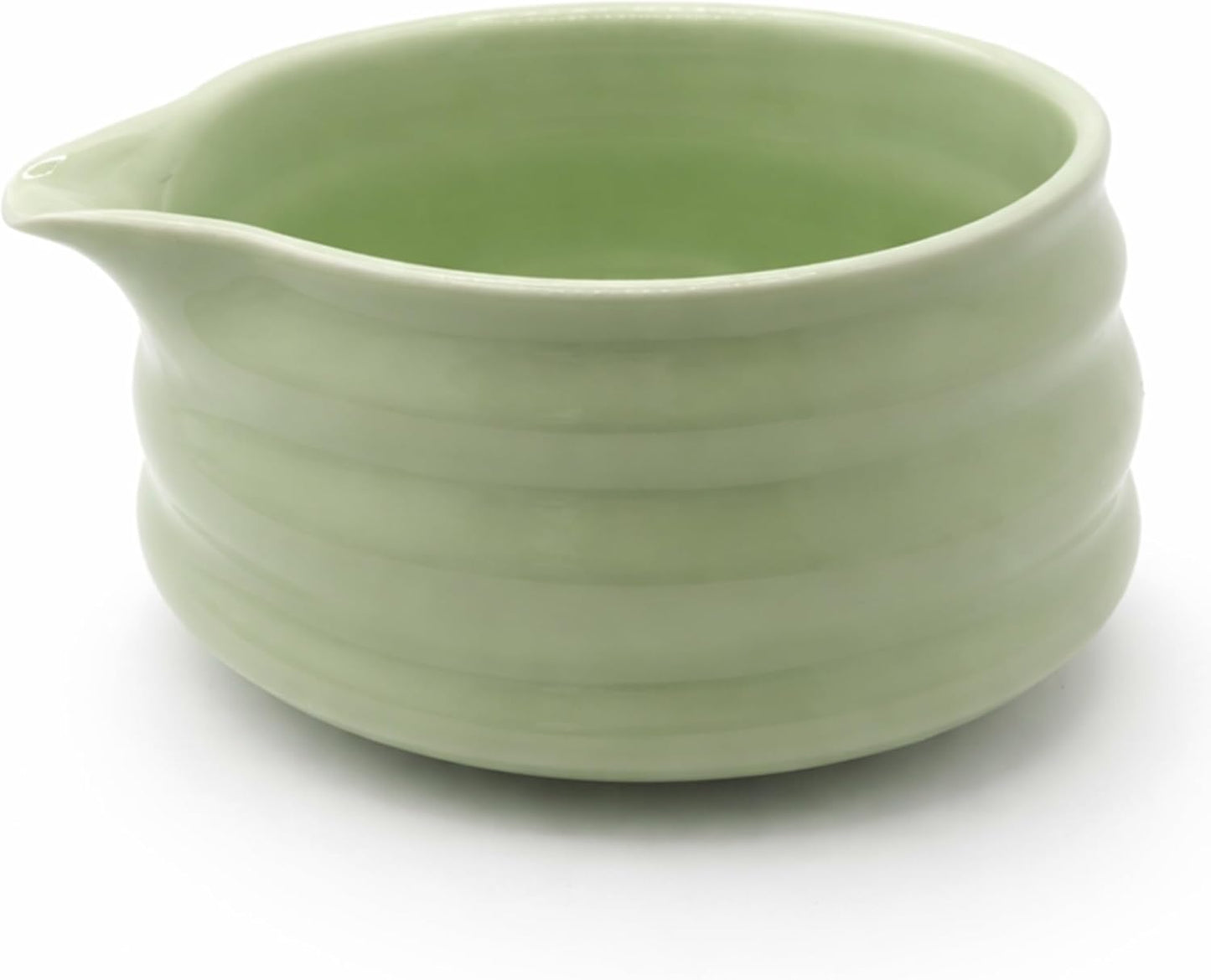 Cuenco Cerámica Matcha con Boquilla Apto Lavavajillas