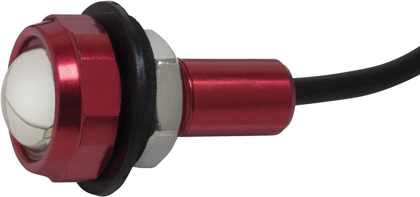 Kit 2 Luces LED Rojas para Barco Botón Encendido