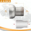 Conector adaptador escape 2.5" a 4" acero inox