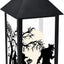 Linterna LED sin llama de monstruos Halloween 13pulg negro