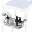Carrito ducha colgante silla con ganchos acero inox