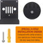 Perchas pared Jeep 2 Pzas soporte puerta goma comp JK JL