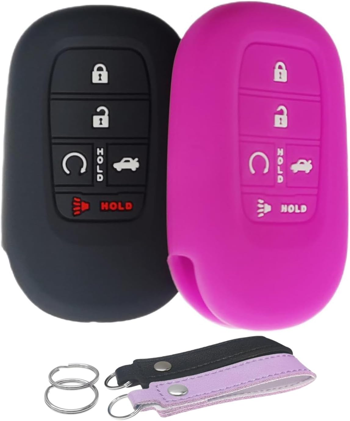 Funda silicona llavero sin llave compat Honda Accord Civic HR-V