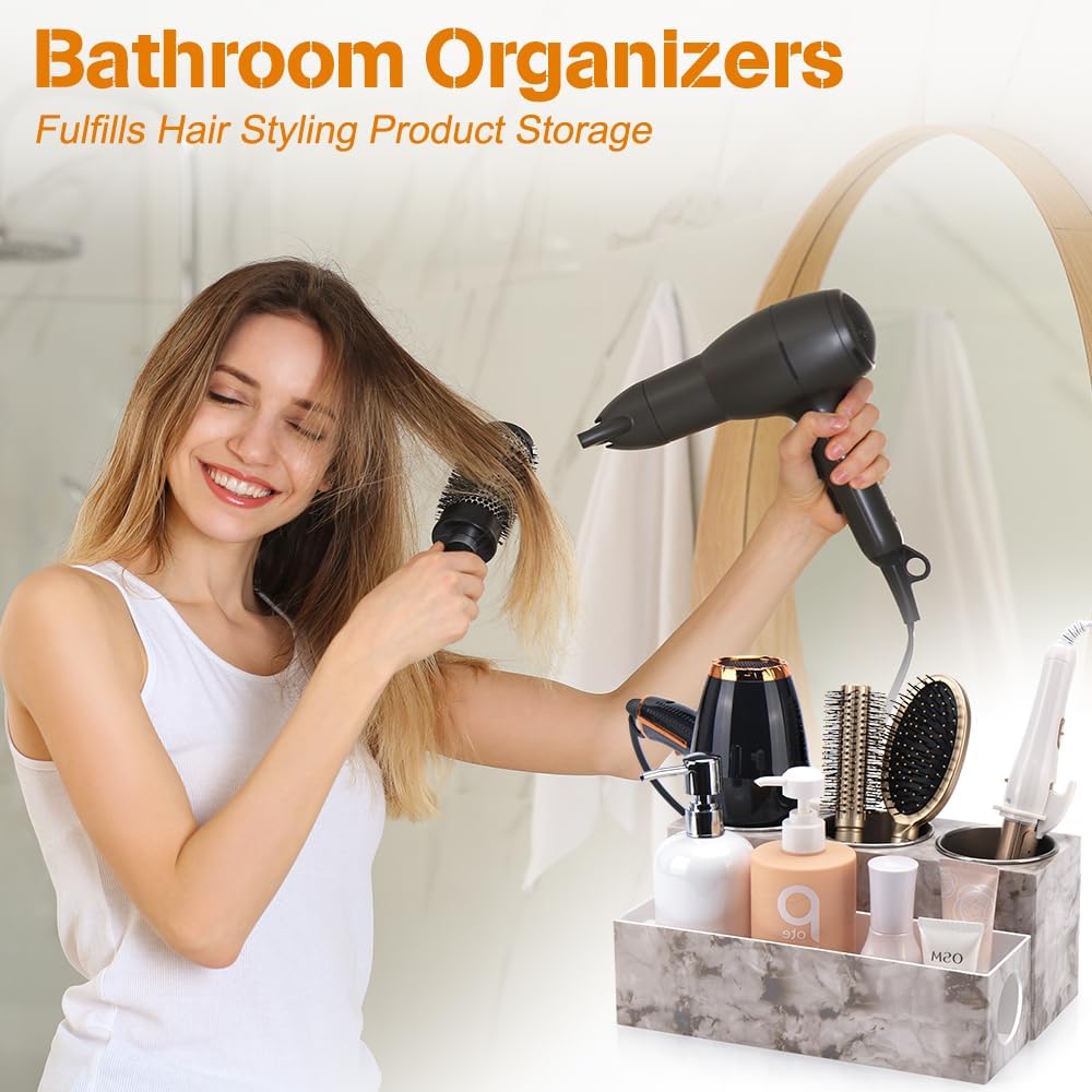 Organiz. herramientas pelo baño secador rizador