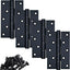 Bisagras puerta acero inox 5" negro mate resistente