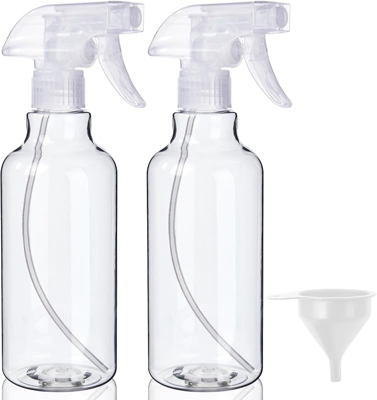 Botella pulverizadora plástico 16.9oz 2 pzas chorro niebla vacía