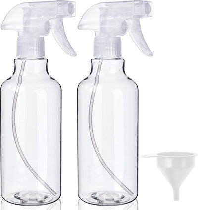 Botella pulverizadora plástico 16.9oz 2 pzas chorro niebla vacía