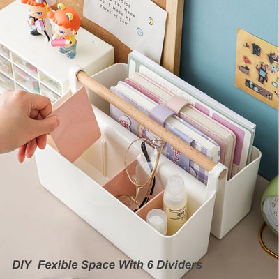 Organizador arte con asa y divisores ajustables
