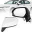 Espejo lateral Camry 18-20 plegable manual blanco