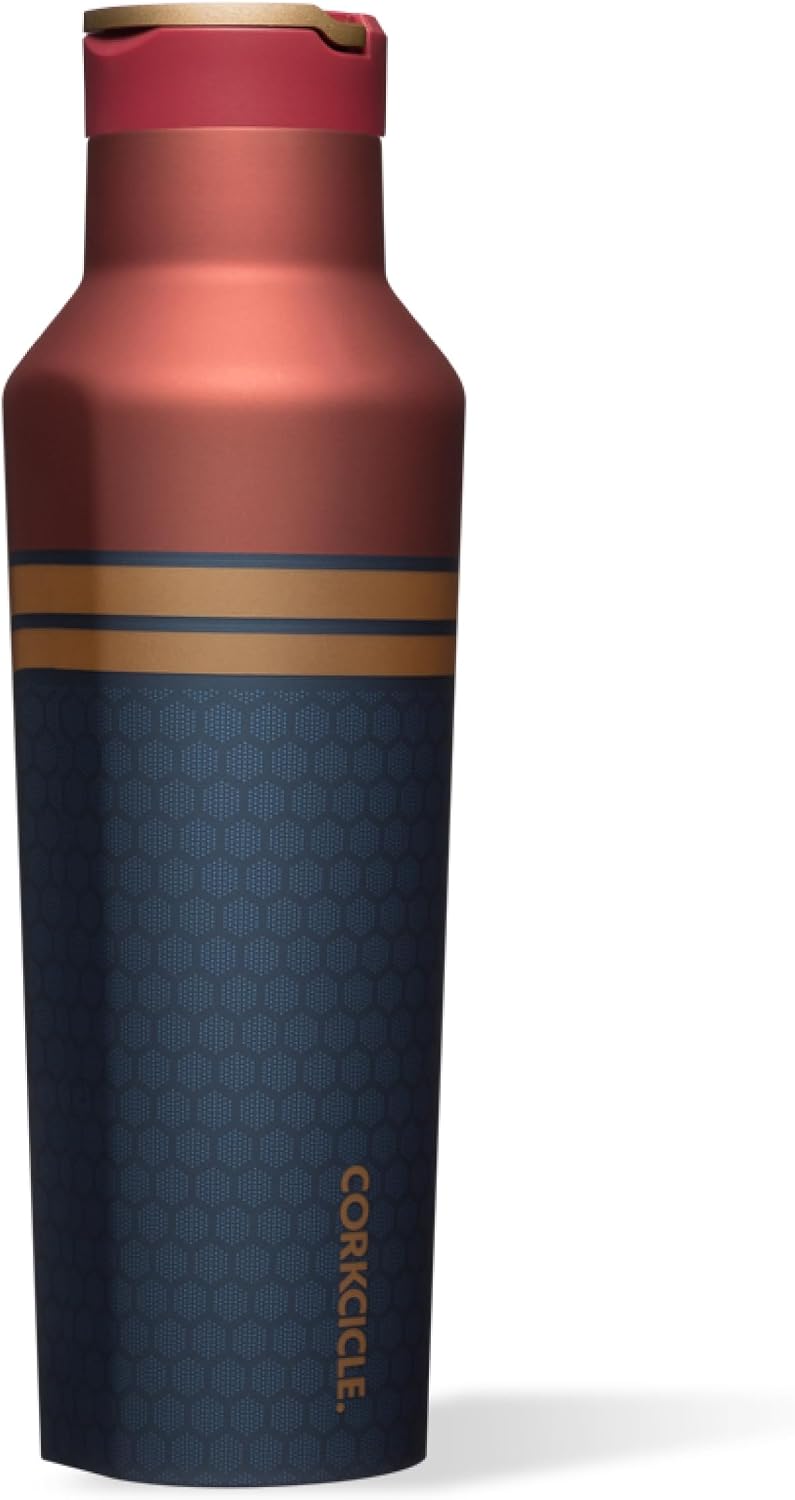 Botella agua acero inox triple aislamiento popote plegable