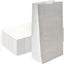 Bolsas de papel kraft blancas para panadería y comida para llevar