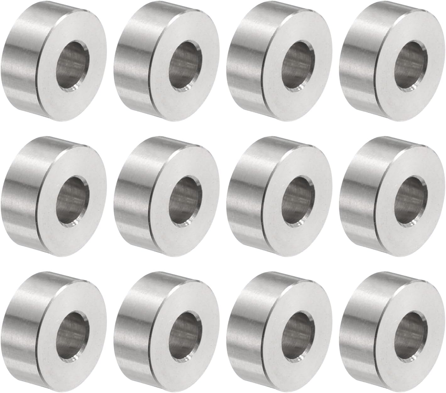 Espaciador acero inox M6 0.244x0.591pulg