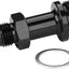 Adaptador 6AN flare a 7/8-20 aluminio negro 2pulg