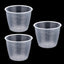 3 Tazas Medidoras Plástico Transparente 5.4oz Arroz