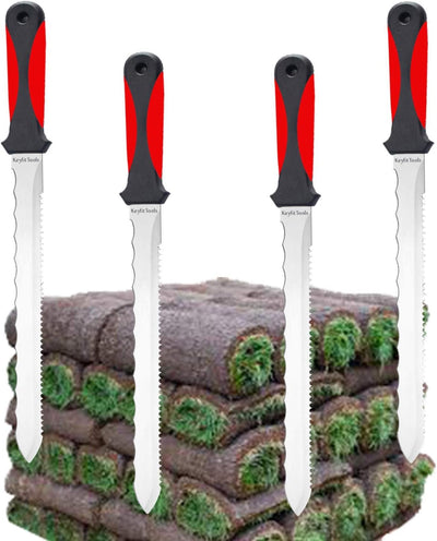 4 Cuchillos SOD Acero Inox para Recortar Césped