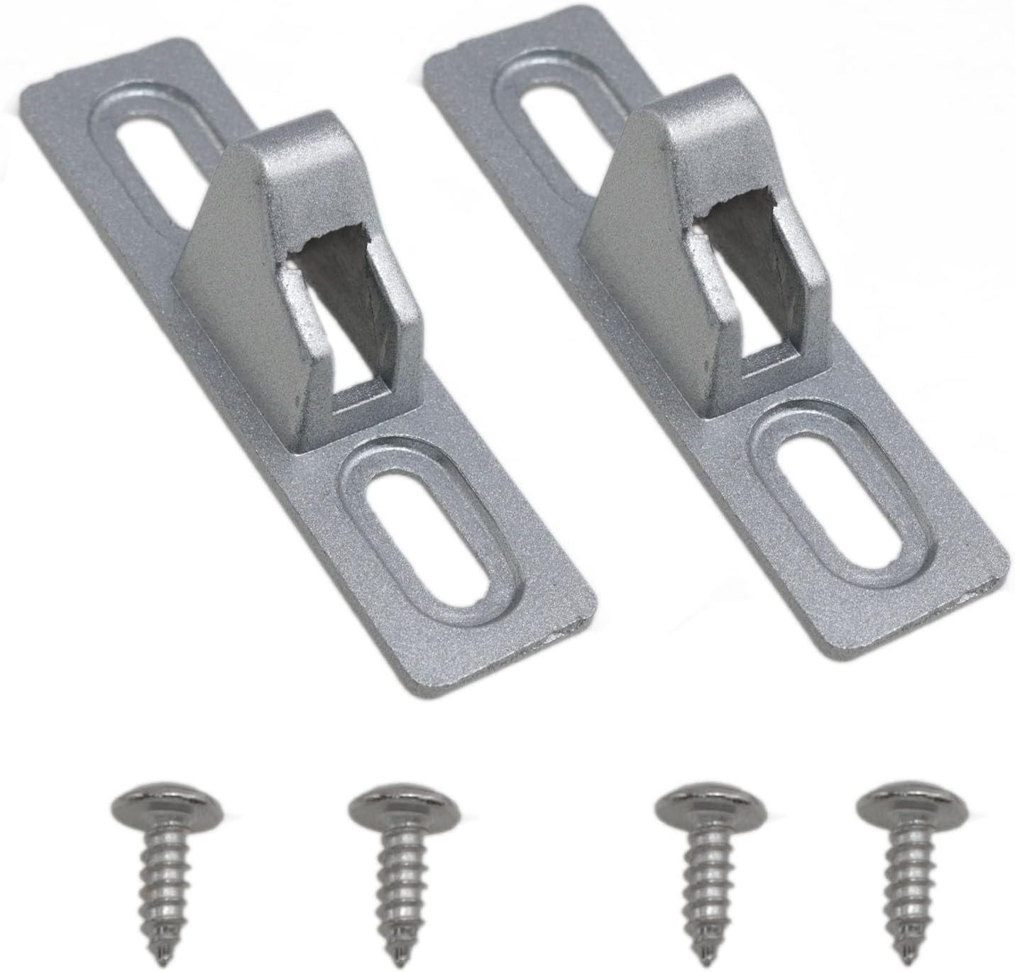 Cerradura vidrio deslizante puerta corredera 2uds plateado