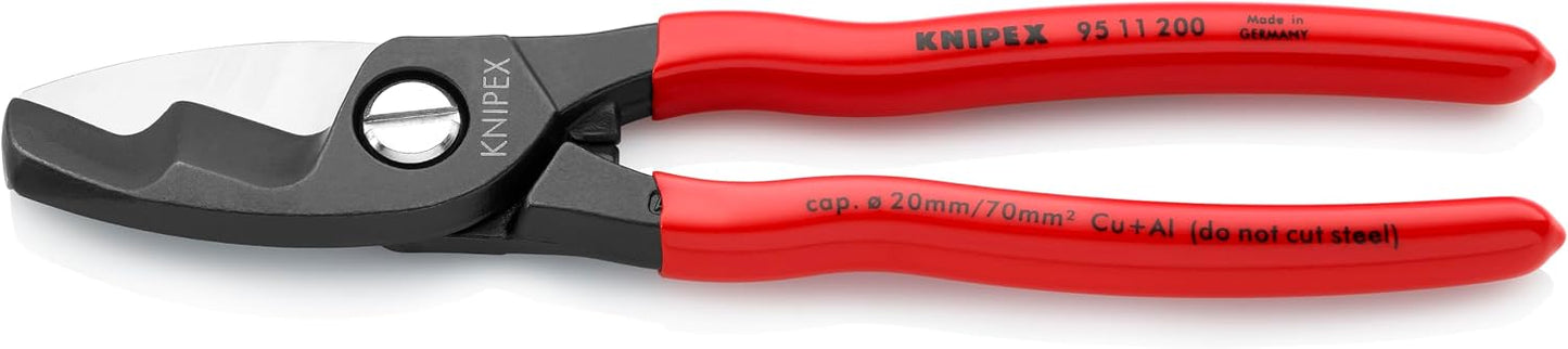 Tijeras cable doble filo 8pulg KNIPEX