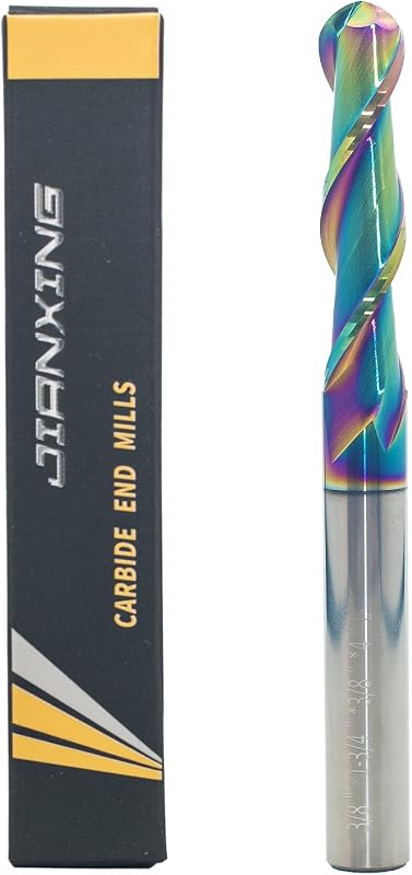 Fresa carburo 3/8" 2 flautas DLC para aluminio y plástico