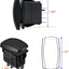 Interruptor basculante LED naranja con relé intermitente