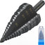 Broca escalonada 1/4 a 1-3/8 pulg acero M2 para inox