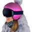 Funda universal para casco rosa y gris