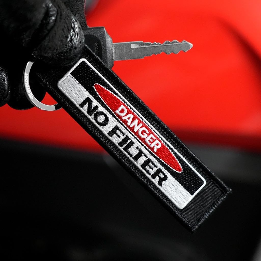 Llavero para motos scooters coches Negro