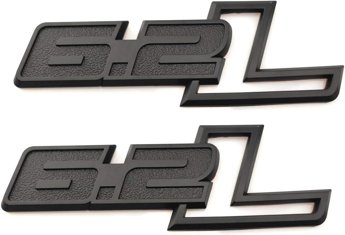 2 Pzas Emblemas Guardabarros 3D para F-150 Raptor Negro Mate