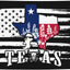 Bandera Texas 4x6ft para jardín con 4 agujeros