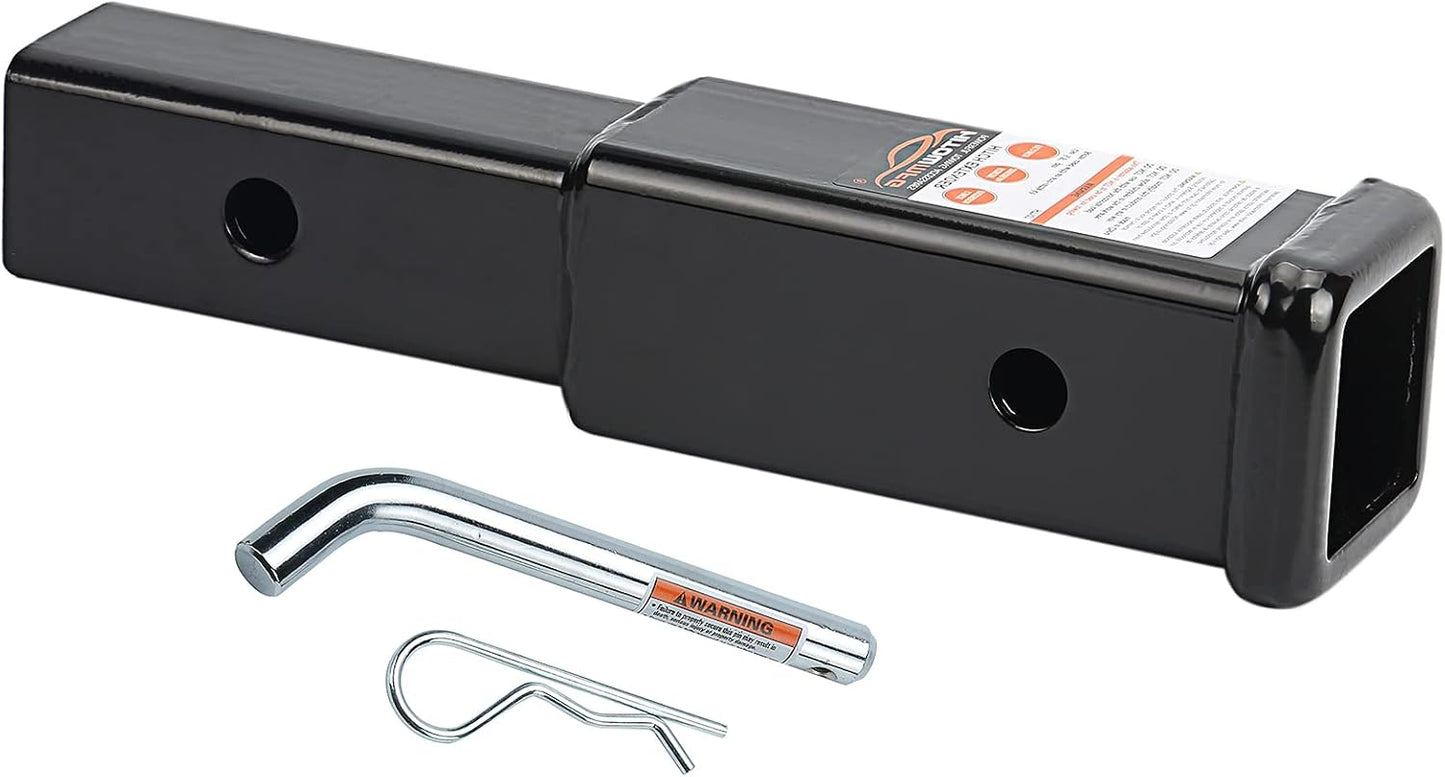 Extensor tubo receptor 2" 7" 3500lb con pin y clip