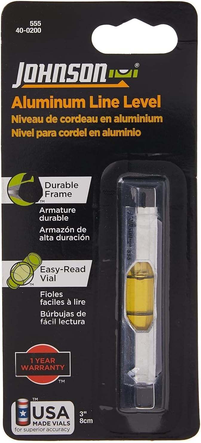 Nivel aluminio 3" para contratista Level & Tool