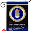 Bandera jardín Fuerza Aérea pack 2 unidades