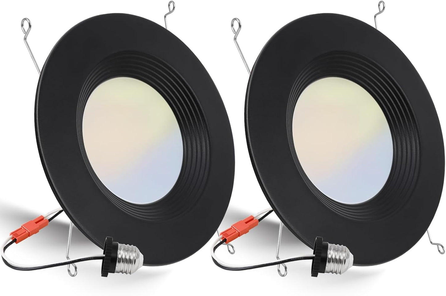 2 Luces LED Empotrables 5/6pulg 2700k-6500k