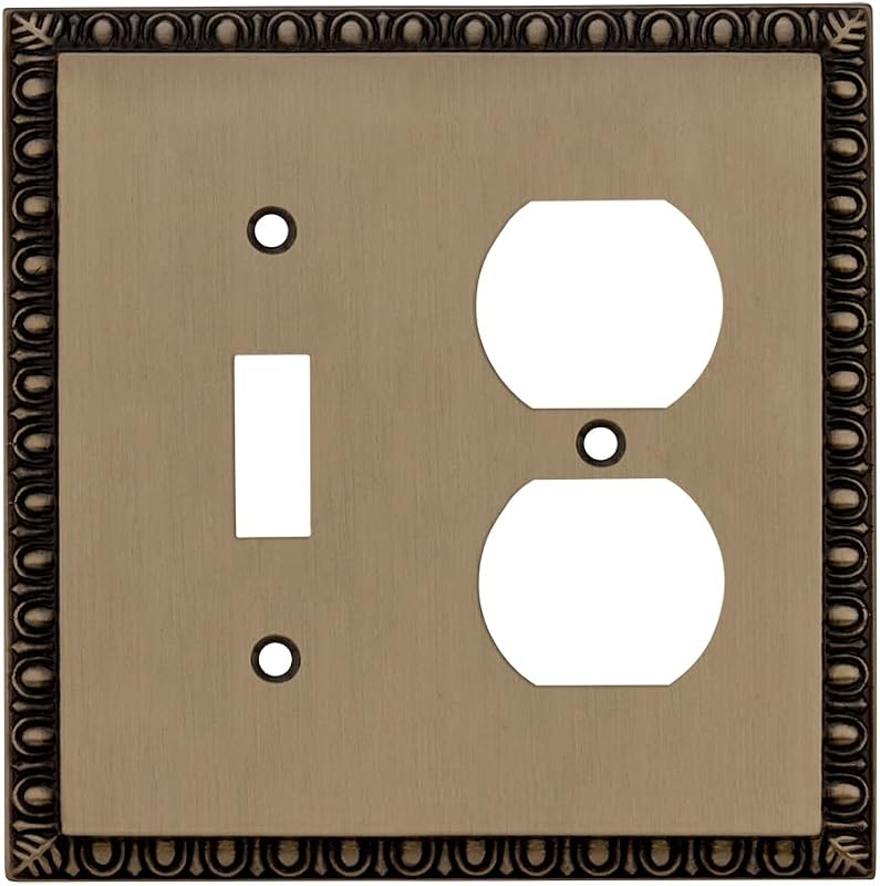 Cubierta placa interruptor estilo Egg & Dart