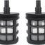 2 Filtros Manguera Jardín 3/8-1/2pulg Acero Inox Conector