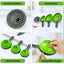 Set 3 embudos silicona plegables para sopa tarros mason