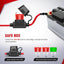 Kit arnés cable LED 12V 5 pines interruptor impermeable