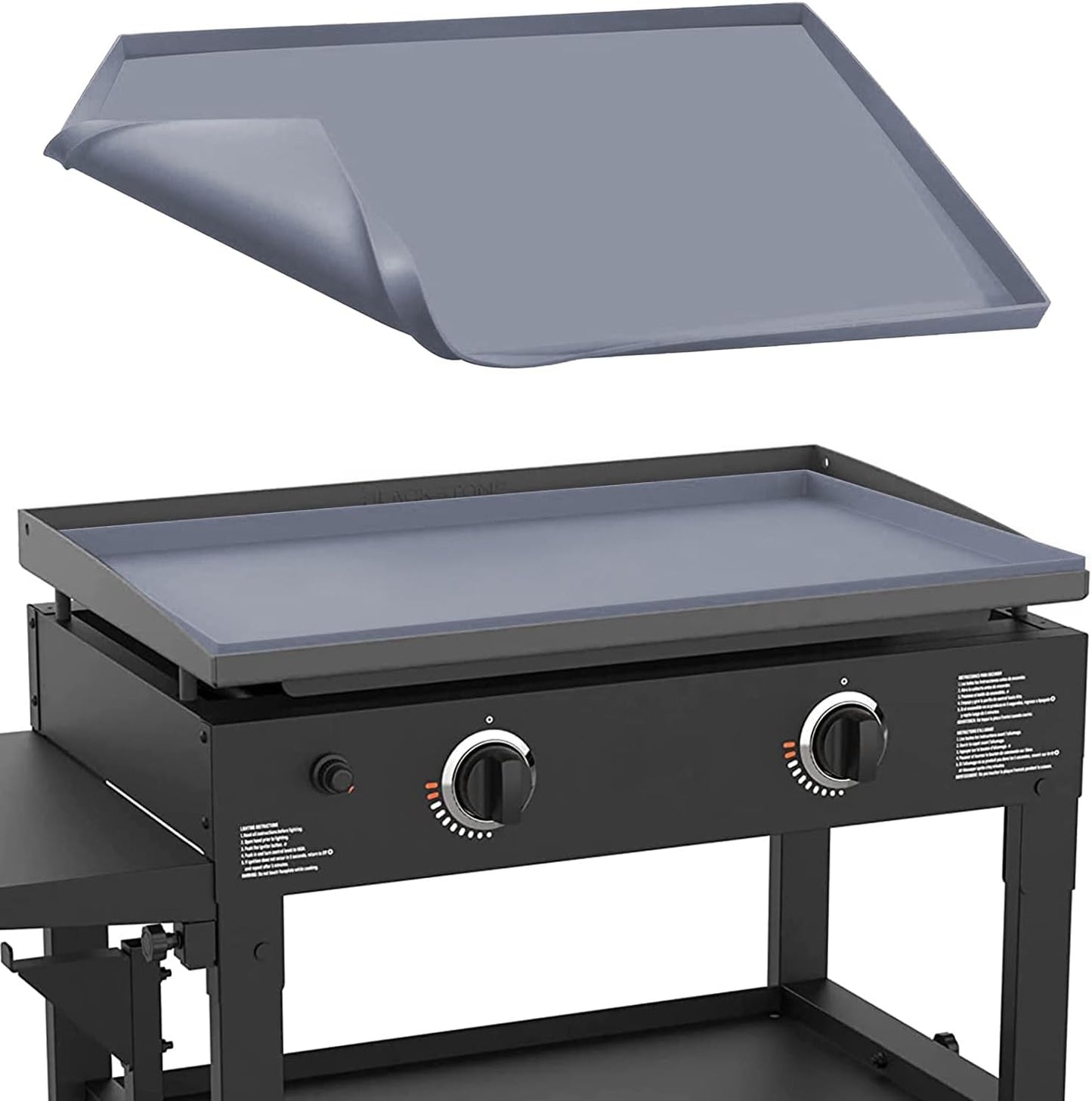 Tapete silicona parrilla Blackstone 28pulg grado alimenticio gris
