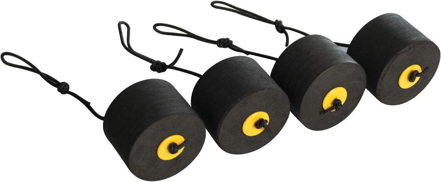Tapones kayak EVA color negro 4 pzas