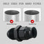 Adaptador compresión 6AN macho a 5/16" aluminio negro pack 2