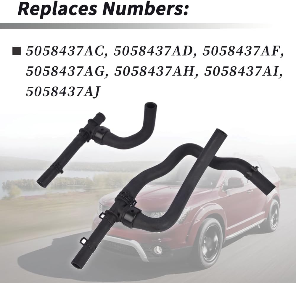 Kit manguera calentador TEE comp Dodge Journey 2.4VVT 08-20